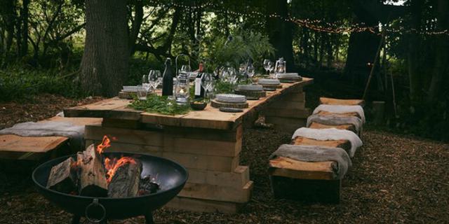 Callow Hall Woodland Dining 2