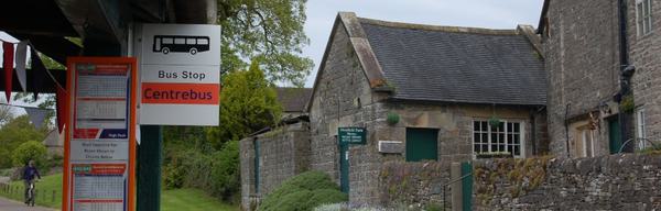 Bus Stop in Tissington Village