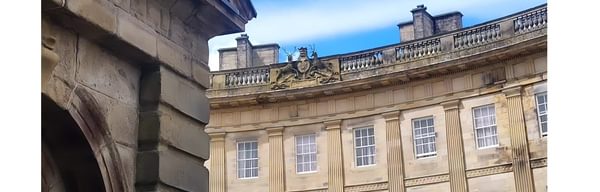 Buxton Crescent Experience outside from well