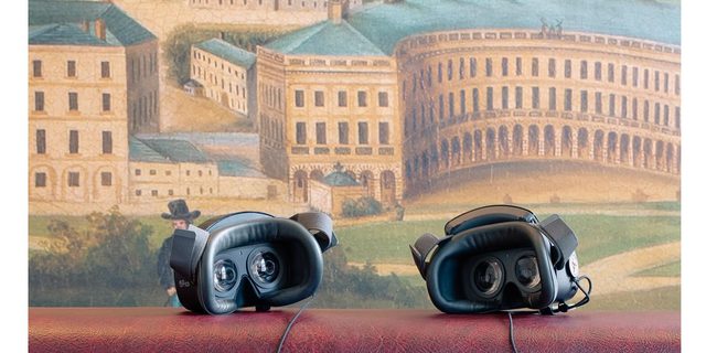Buxton Crescent Experince inside virtual headphones