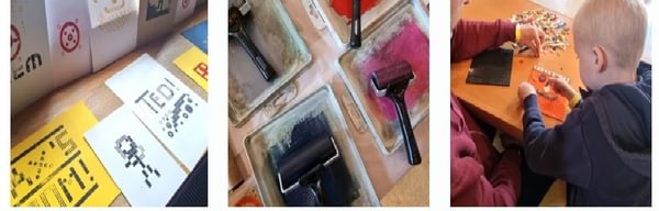 Thornbridge Hall Kids lego painting